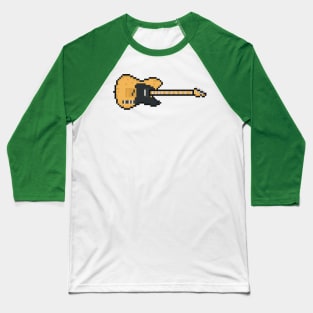 Pixel 1954 Telecaster Guitar Baseball T-Shirt